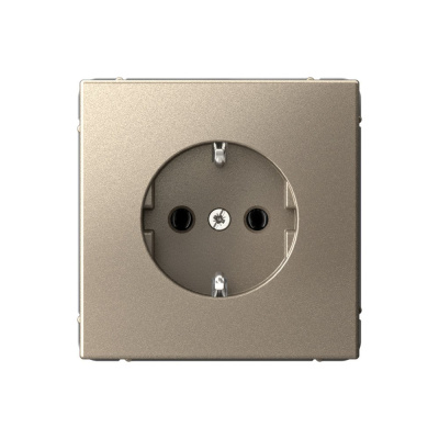 ARTGALLERY РОЗЕТКА с заземлением, 16А, механизм, ШАМПАНЬ Systeme Electric GAL000543 фото 1
