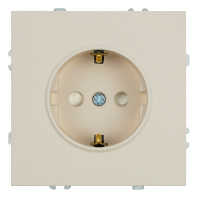 Розетка 1-местная с защитной шторкой с/з (механизм), , 250В, 16А, серия Эмили, RST16-5110-08, STEKKE фото 1