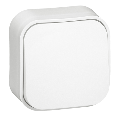 Переключатель одноклавишный Quteo белый Legrand 782204 фото 1