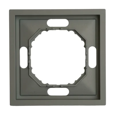 Рамка 1-местная (платиново-серый) soft touch Эмили STEKKER 49962 фото 1