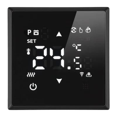 Терморегулятор Wi-Fi 250В, 3500Вт (черный уголь) / RSW00-5119-05 STEKKER 50377 фото 1