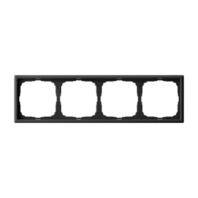 ARTGALLERY 4-постовая РАМКА, универсальная, КАРБОН Systeme Electric GAL001004 фото 1