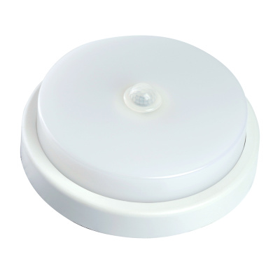 Светильник светодиодный пылевлагозащищённый c ИК-датчиком , 12W, 960Lm, 4000K, в пластиковом корпусе фото 1