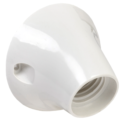 Патрон угловой Е27 пластик белый IEK EPP13-04-01-K01 фото 1