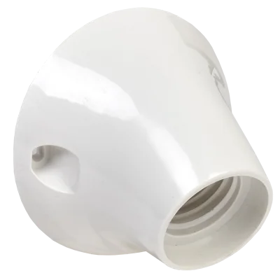 Патрон угловой Е27 пластик белый IEK EPP13-04-01-K01 фото 1