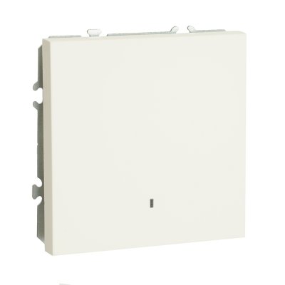 Выключатель СП 1-м с подсв. механизм (белый фарфор) soft touch Эмили RSW10-5101-01 STEKKER 49863 фото 1