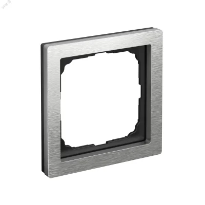 ARTGALLERY PURE 1-постовая РАМКА, МЕТАЛЛ АЛЮМИНИЙ Systeme Electric GAL312101 фото 1