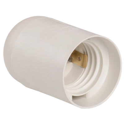 Ппл27-04-К02 Патрон подвесной пластик, Е27, белый, индивидуальный пакет, IEK EPP10-04-02-K01 фото 1