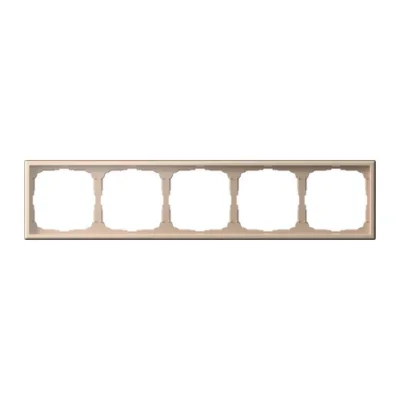 ARTGALLERY 5-постовая РАМКА, универсальная, ПЕСОЧНЫЙ Systeme Electric GAL001205 фото 1