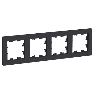 Рамка 4 поста, карбон Systeme Electric ATN001004 фото 1