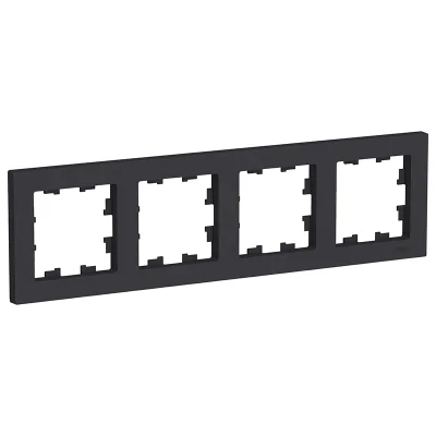 Рамка 4 поста, карбон Systeme Electric ATN001004 фото 1