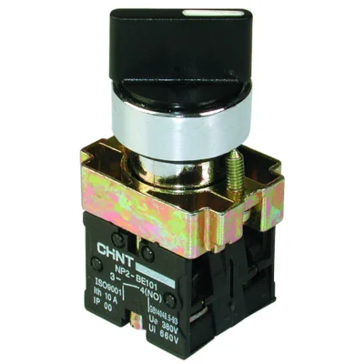 Переключатель NP2-BD33, 3 положения с фиксацией, 2НО IP40 CHINT 573982  фото 1