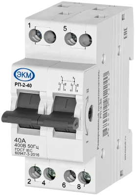 Модульный переключатель РП-2-40 Меандр 446080019912 фото 1