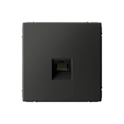 ARTGALLERY РОЗЕТКА компьютерная RJ45, кат. 6A, механизм, БАЗАЛЬТ Systeme Electric GAL001486 фото 1