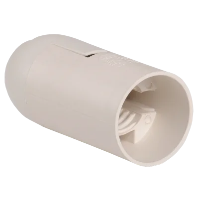 Ппл14-02-К02 Патрон подвесной пластик, Е14, белый (50 шт), стикер на изделии, IEK EPP20-02-01-K01 фото 1