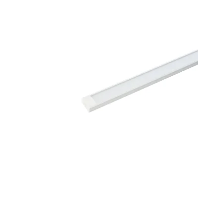 Профиль алюминиевый "накладной", белый, 2000*16*6мм CAB262 с матовым экраном, Feron 10374 фото 1