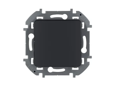 Переключатель промежуточный - винтовые клеммы - INSPIRIA - 10 AX - 250 В~ - антрацит Legrand 673683 фото 1