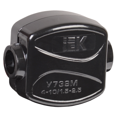 Зажим ответвительный У-739М (4-10/1,5-2,5 мм²) IP20 IEK UKZ-ZO-739M фото 1