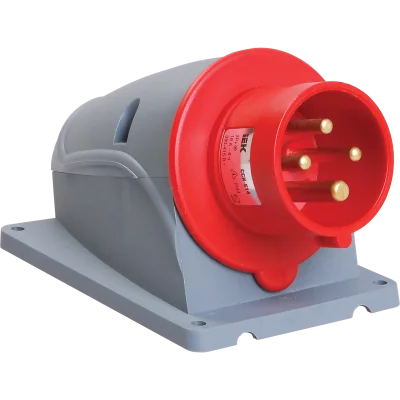 MAGNUM Вилка стац. ССИ-514 16А-6ч 380В 3P+PE IP44 IEK PSN52-016-4 фото 1