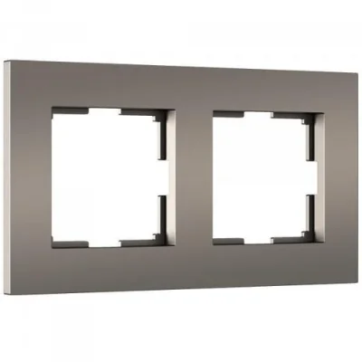 Рамка на 2 поста Slab (бронза матовый) W0022963 Werkel a062812 фото 1