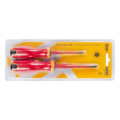 Набор диэлектрических отверток НИО-2202 PZ-FL СЛИМ КВТ 88930 фото 1