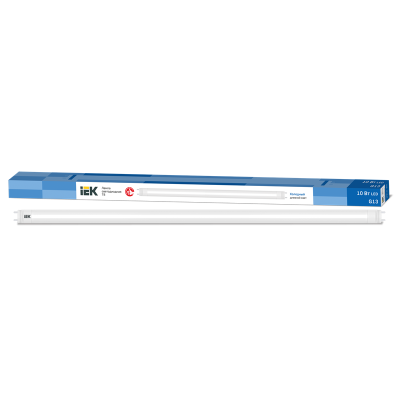 Лампа LED T8 линейная 10Вт 230В 6500К 600мм G13 IEK LLE-T8-10-230-65-G13 фото 1