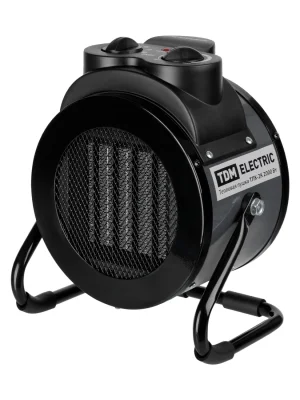 Тепловая пушка ТПК-2К, круглый корпус, 2 кВт (1/2 кВт), терморег, керам. нагр. элемент, TDM SQ2520-0 фото 1