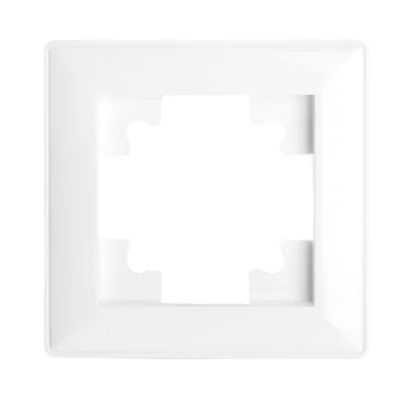 Рамка , PFR00-7001-01 1-местная, пластик, серия Катрин, белый STEKKER 39792 фото 1
