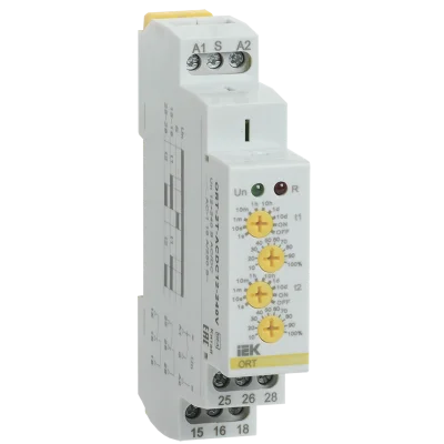 Реле времени ORT 2 конт. 2 уст. 12-240В AC/DC IEK ORT-2T-ACDC12-240V фото 1