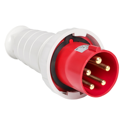 Вилка переносная 045 3Р+РЕ+N 125А 380В IP67 EKF ps-045-125-380 фото 1