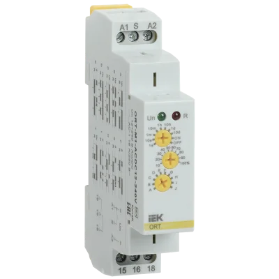 Реле времени ORT многофункц. 1 конт. 12-240В AC/DC IEK ORT-M1-ACDC12-240V фото 1