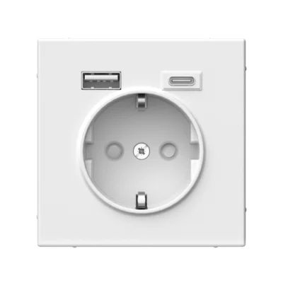 ARTGALLERY РОЗЕТКА 16А с 2 USB A+C, 5В/2,4А/3,0А, 2х5В/1,5А, механизм, ЛОТОС GAL001 Systeme Electric фото 1