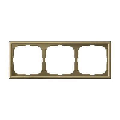 ARTGALLERY 3-постовая РАМКА, универсальная, ЗОЛОТО Systeme Electric GAL001603 фото 1