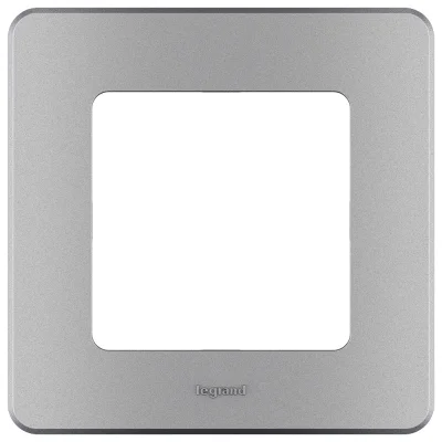 Рамка - 1 пост - INSPIRIA - алюминий Legrand 673932 фото 1