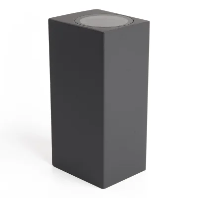 Светильник садово-парковый, 230V 2*GU10, DH051, серый (на стену) Feron 48327 фото 1