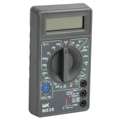 Мультиметр цифровой Universal M838 IEK TMD-2S-838 фото 1