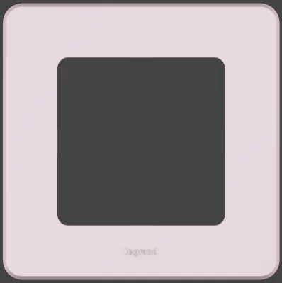 Рамка 1 пост - Inspiria - розовый Legrand 673934 фото 2