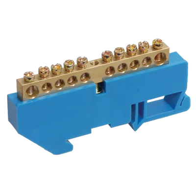 Шина N "ноль" на DIN-изол ШНИ-6х9-12-Д-С IEK YNN10-69-12D-K07 фото 1