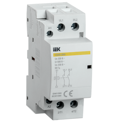 Контактор модульный КМ40-20М AC IEK MKK11-40-20 фото 1