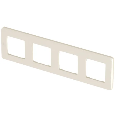 Рамка - 4 поста - INSPIRIA - слоновая кость Legrand 673961 фото 1