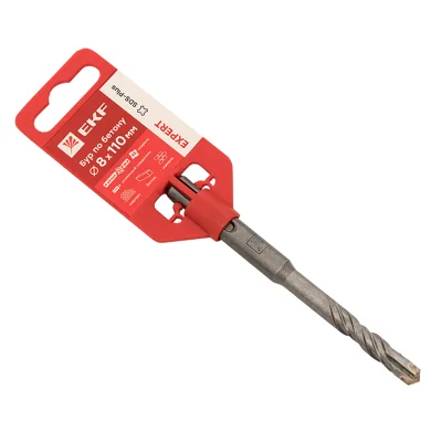 Бур по бетону SDS-plus 8х110 мм (4 резца)(4S спираль) Expert EKF db-8-110-4x4 фото 1