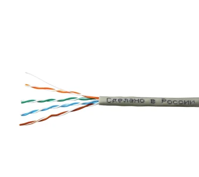 Витая пара F/UTP кат 5e 4х2х0.48 AWG24 Standart PVC IN in/Cu SkyNet EDS003324 фото 1