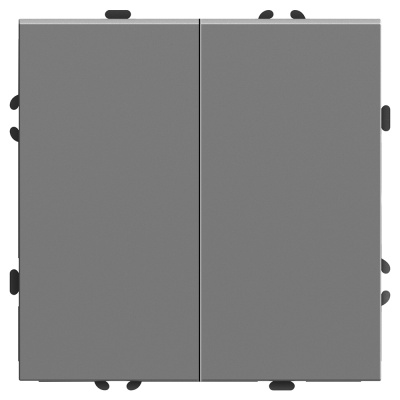 Выключатель СП 3-м механизм (черный уголь) soft touch Эмили RSW10-5108-05 STEKKER 49844 фото 2