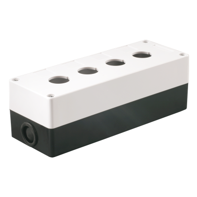 Корпус КП104 для кнопок 4места белый IEK BKP10-4-K01 фото 1