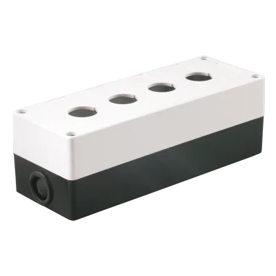 Корпус КП104 для кнопок 4места белый IEK BKP10-4-K01 фото 1