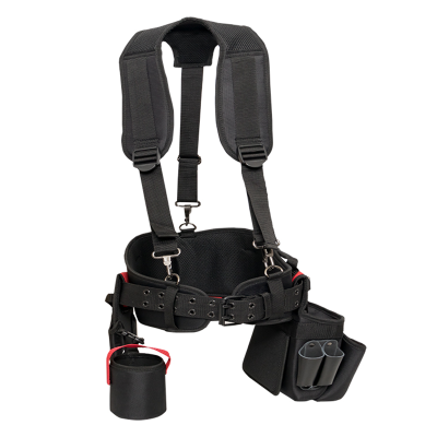 Пояс монтажника с 3 сумками и разгрузочными ремнями С-15 Professional EKF C-15 фото 1