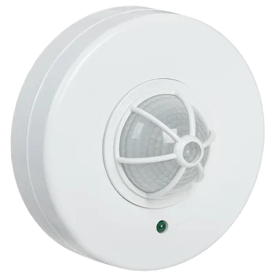 Датчик движения ДД 024В белый, макс. нагрузка 1100Вт, угол обзора 180-360гр, дальность 6м, IP33, IEK фото 1