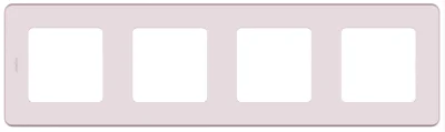 Рамка 4 поста - Inspiria - розовый Legrand 673964 фото 1
