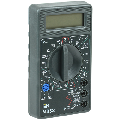 Мультиметр цифровой Universal M832 IEK TMD-2S-832 фото 1
