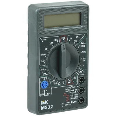 Мультиметр цифровой Universal M832 IEK TMD-2S-832 фото 1